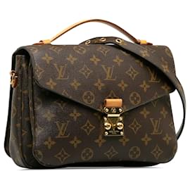 Louis Vuitton-Louis Vuitton Brown Monogram Pochette Metis-Brown