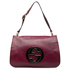 Gucci-Gucci Purple Blondie Shoulder Bag-Purple