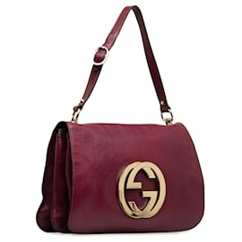 Gucci-Gucci Purple Blondie Shoulder Bag-Purple