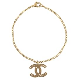 Chanel-Pulseira Chanel Gold CC-Dourado