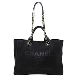 Chanel-Chanel Deauville-Schwarz