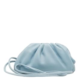 Bottega Veneta-Mini bolsa de couro-Azul