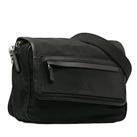 Gucci-Nylon Messenger Bag 019 0375-Black