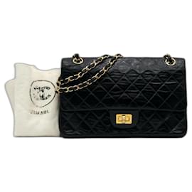 Chanel-Chanel vintage 1960s Classic 2.55 handbag-Black