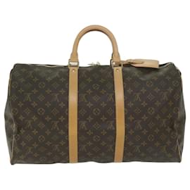 Louis Vuitton-Louis Vuitton Keepall 55-Castaño