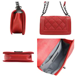 Chanel-Chanel Boy-Vermelho