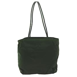 Prada-PRADA Tote Bag Nylon Khaki Auth ar11297-Cachi