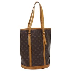 Louis Vuitton-LOUIS VUITTON Monogram Bucket GM Shoulder Bag M42236 LV Auth 64243-Monogram