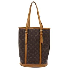 Louis Vuitton-LOUIS VUITTON Monogram Bucket GM Shoulder Bag M42236 LV Auth 64243-Monogram