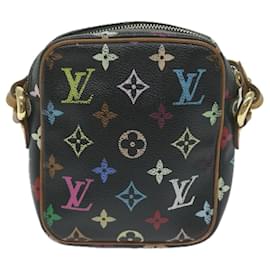 Louis Vuitton-LOUIS VUITTON Monogram Multicolor lift Shoulder Bag Black M40056 LV Auth 64661-Black