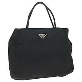 Prada-PRADA Sac à Main Nylon Noir Auth bs11558-Noir