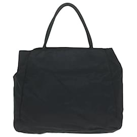 Prada-PRADA Hand Bag Nylon Black Auth bs11558-Black