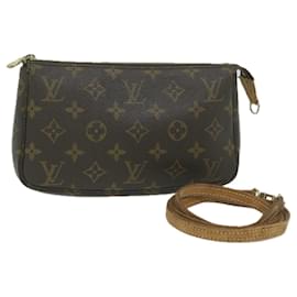 Louis Vuitton-LOUIS VUITTON Monogram Pochette Accessoires Pochette M51980 Auth LV 64660-Monogramme