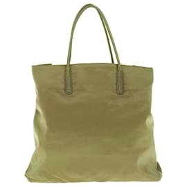 Prada-PRADA Tote Bag Nylon Khaki Auth 64272-Khaki