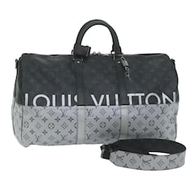 Louis Vuitton-LOUIS VUITTON Eclipse Split Keepall Bandoulière 50 Sac Boston M43817 auth 57012UNE-Autre