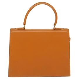 Autre Marque-MORABITO Scalar 28 Hand Bag Leather Orange Auth am5465-Orange