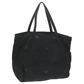 Prada-PRADA Tote Bag Nylon Black Auth bs11551-Black