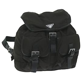 Prada-PRADA Backpack Nylon Brown Auth am5476-Brown