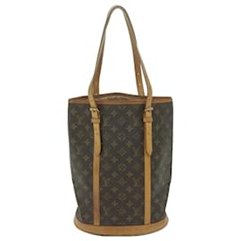 Louis Vuitton-LOUIS VUITTON Monogram Bucket GM Shoulder Bag M42236 LV Auth 63345-Monogram