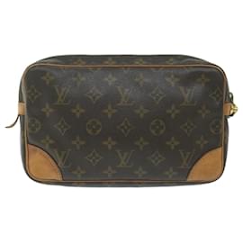 Louis Vuitton-LOUIS VUITTON Monogram Marly Dragonne GM Clutch Bag M51825 LV Auth 64700-Monogram