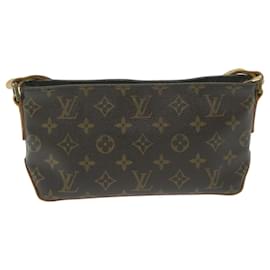 Louis Vuitton-LOUIS VUITTON Monogram Trotteur Shoulder Bag M51240 LV Auth tb1007-Monogram