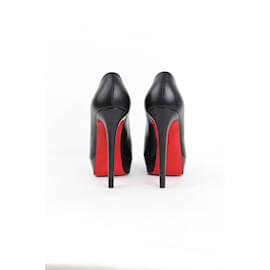 Christian Louboutin-Bianca leather heels-Black