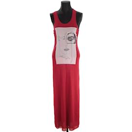 Jean Paul Gaultier-Vestido de lana-Roja