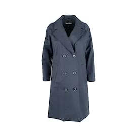 Emporio Armani-Gabardina con capucha de quita y pon de Emporio Armani-Azul,Azul marino