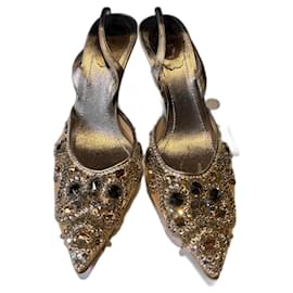 Rene Caovilla-Heeled shoes-Silvery