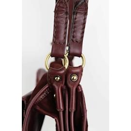 Kenzo-This shoulder bag features a leather body-Dark red