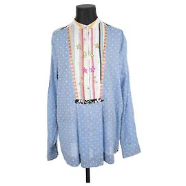 Autre Marque Cotton tunic Blue