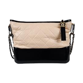 Chanel-Chanel Bolsa grande acolchoada Gabrielle Hobo-Bege