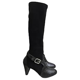 Sonia Rykiel-SONIA RYKIEL  Boots T.eu 38 leather-Black