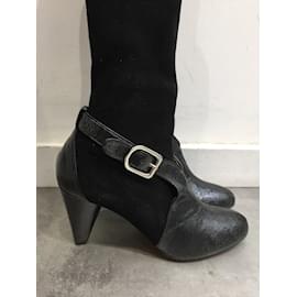 Sonia Rykiel-SONIA RYKIEL  Boots T.eu 38 leather-Black