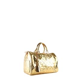 Louis Vuitton-LOUIS VUITTON Handtaschen T.  Leder-Golden