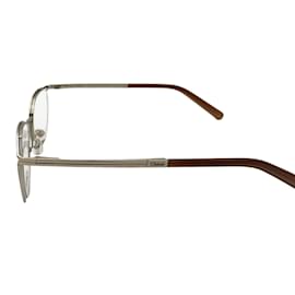 Chloé-Óculos Ópticos Armações Nuas Douradas-Cinza