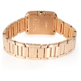 Cartier-Cartier Tank Inglês de Cartier W5310013 Relógio feminino em ouro rosa-Outro