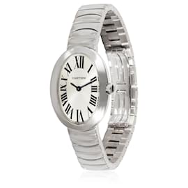 Cartier-Cartier Baignoire de Cartier W8000006 Montre femme dans 18kt or blanc-Autre