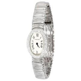 Cartier-Cartier Baignoire WB5095eu2 relógio feminino 18ouro branco kt-Outro