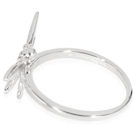 Tiffany & Co-TIFFANY & CO. Anello della libellula dentro 18K oro bianco 0.08 ctw-Altro