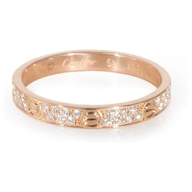 Cartier-Cartier Love Ring, Small Model  in 18k Rose Gold 0.19 ctw-Other