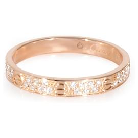 Cartier-Cartier Love Ring, Small Model  in 18k Rose Gold 0.19 ctw-Other