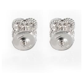 Van Cleef & Arpels-Van Cleef & Arpels Alhambra Earrings in 18K white gold 0.16 ctw-Other