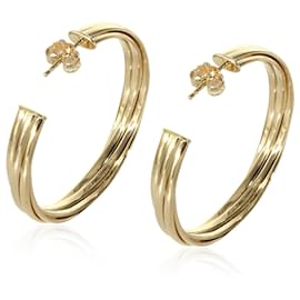 Tiffany & Co-TIFFANY & CO. Paloma Picasso - Boucle d'oreille créole Melody 18K or jaune-Autre