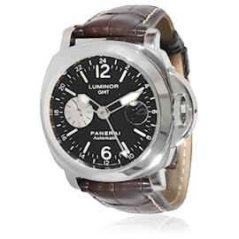 Panerai-Panerai Luminor GMT PAM00088 Men's Watch In  Stainless Steel-Other