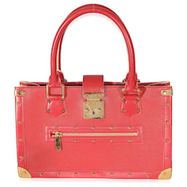 Louis Vuitton-Louis Vuitton Geranium Leather Suhali Le Fabuleux-Red