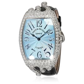 Franck Muller-Franck Muller Cintree Curvex 7502 Montre unisexe QZ HJ POP en 18kt or blanc-Autre