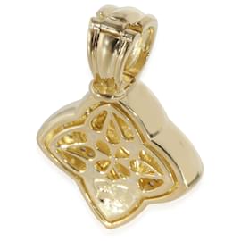 David Yurman-David Yurman Quatrefoil Enhancer Pendant in 18k yellow gold 0.50 ctw-Other