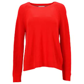 Tommy Hilfiger-Tommy Hilfiger Suéter Raglan feminino em algodão vermelho-Vermelho