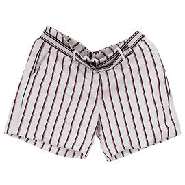 Tommy Hilfiger Bermudas a rayas para mujer Blanco